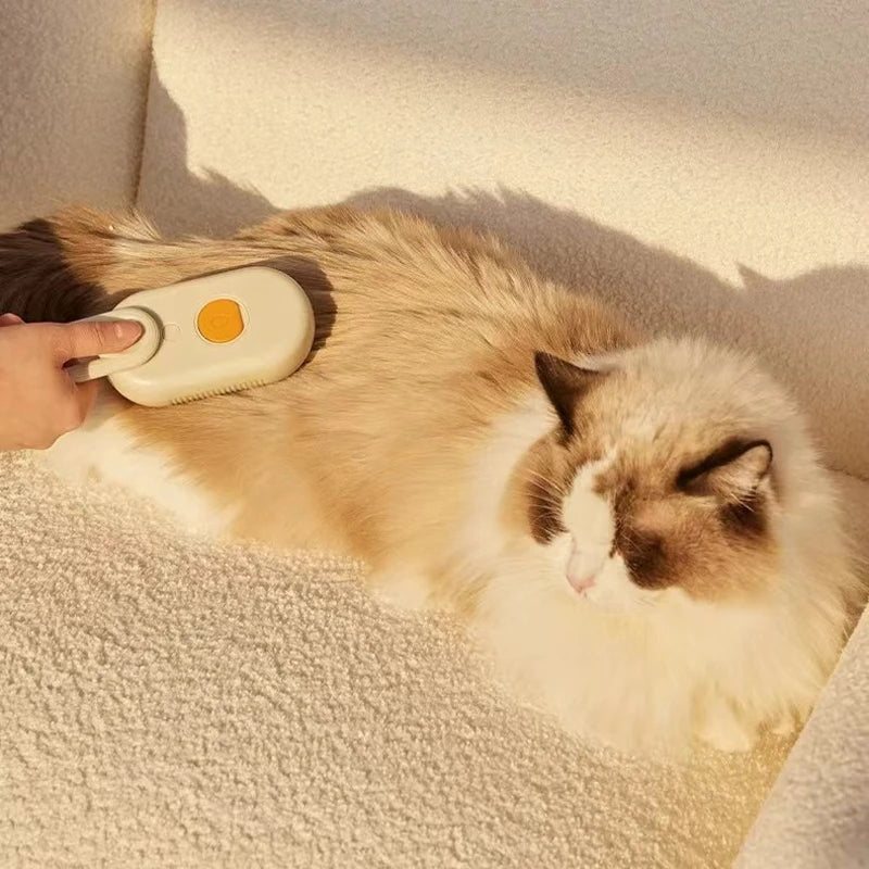 Brosse à vapeur 3 en 1 pour chats & chiens