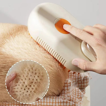 Brosse à vapeur 3 en 1 pour chats & chiens