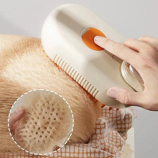 Brosse à vapeur 3 en 1 pour chats & chiens