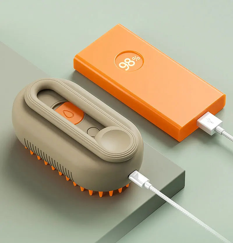 Brosse à vapeur 3 en 1 pour chats & chiens